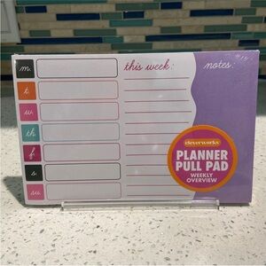 Weekly Planner Pull Pad - Purple